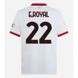 AC Milan Emerson Royal #22 Venkovní Dres 2024-25 Krátký Rukáv